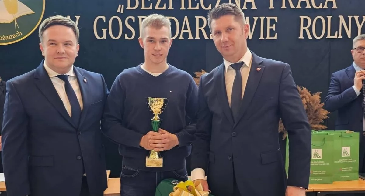 edukacja, Zaremba zajął miejsce Finale Wojewódzkiego Konkursu Bezpieczna praca gospodarstwie rolnym [FOTO] - zdjęcie, fotografia