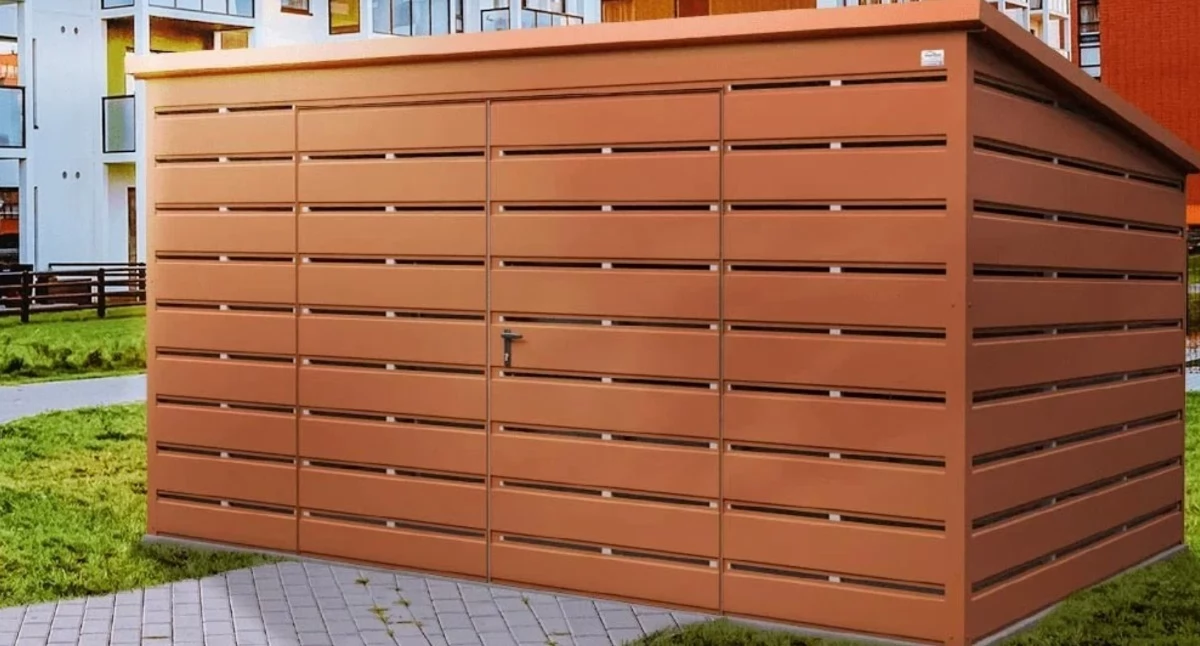 zdjęcie: wiata śmietnikowa