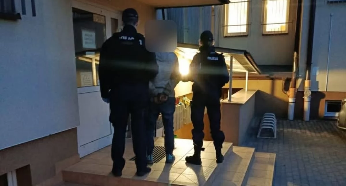 policja, Policyjna kontrola zakończona zatrzymaniami Kierowca miał narkotyki pasażer poszukiwany - zdjęcie, fotografia