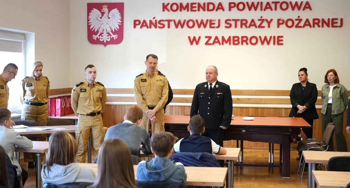 pożary i straż, Eliminacje powiatowe Ogólnopolskiego Turnieju Wiedzy Pożarniczej Młodzież zapobiegać pożarom! [FOTO+VIDEO] - zdjęcie, fotografia