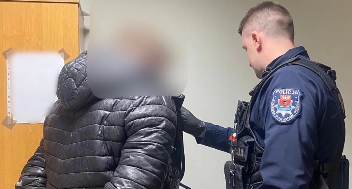 policja, Pijany kierowca zatrzymany centrum Zambrowa Miał prawie promile - zdjęcie, fotografia