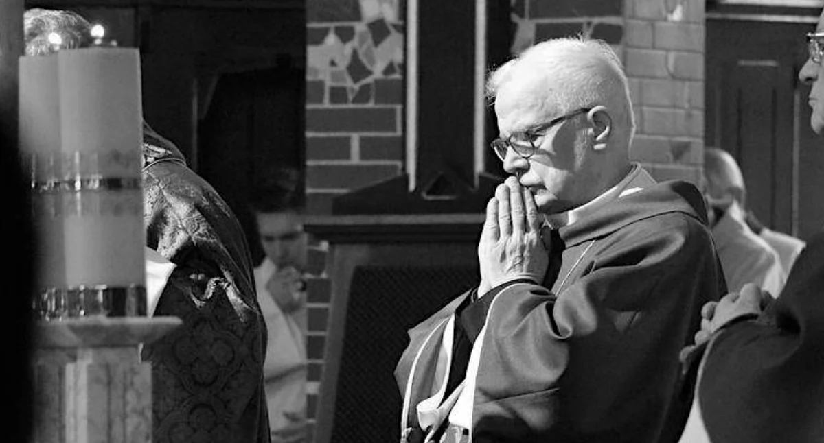 zdjęcie: abp Józef Michalik w par. Ducha Świętego w Zambrowie, 2018 rok