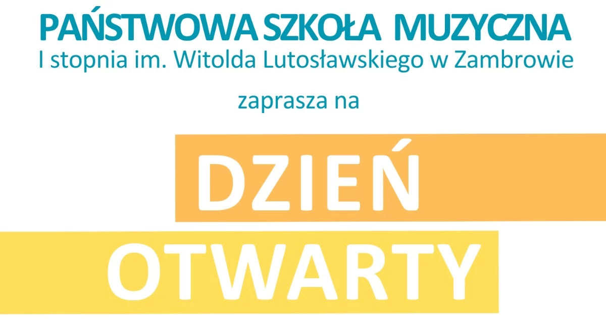 muzyka koncerty, Zapraszamy Dzień Otwarty - zdjęcie, fotografia