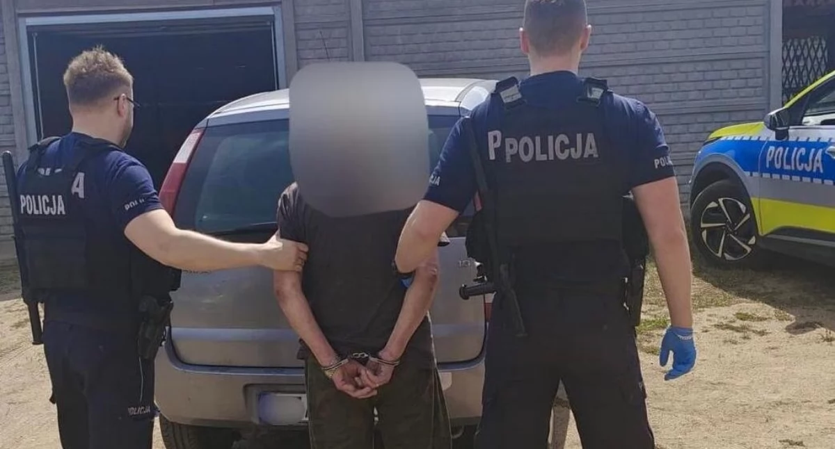 policja, Obywatelskie ujęcie Zambrowem Kierowca miał promile - zdjęcie, fotografia