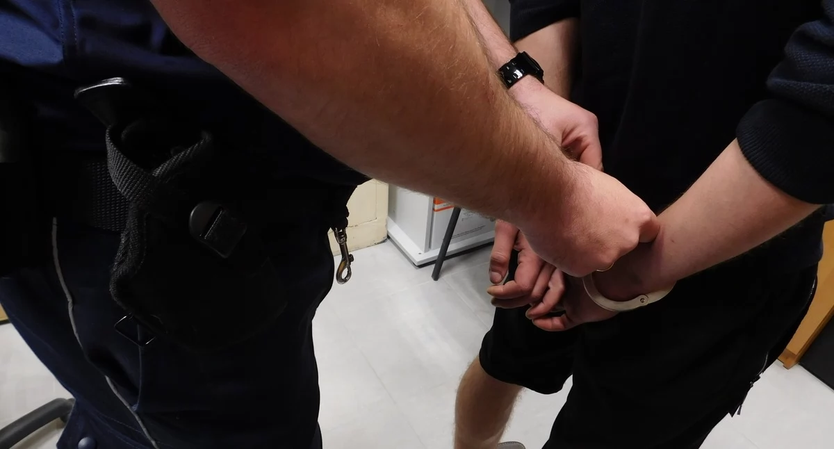 policja, Dzielnicowy Szumowa zatrzymał poszukiwanego latek trafił zakładu karnego - zdjęcie, fotografia