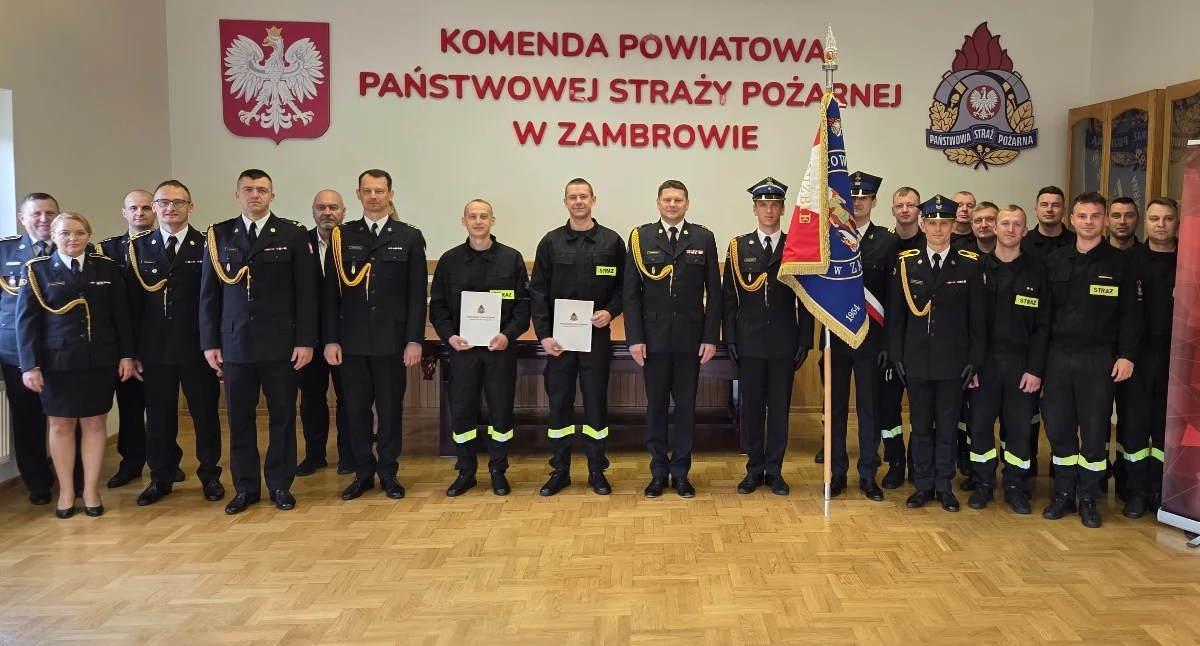 FOT. KP PSP Zambrów, st. kpt. Damian Leszczyński