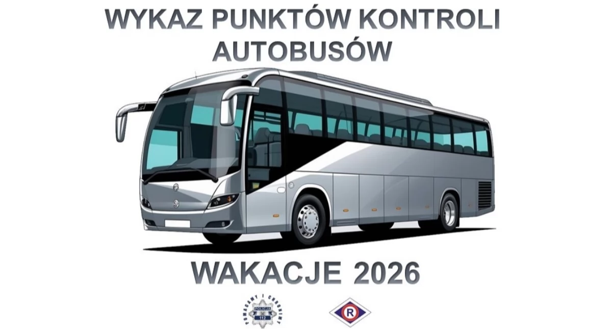 Zdjęcie: Wykaz punktów kontroli autobusów