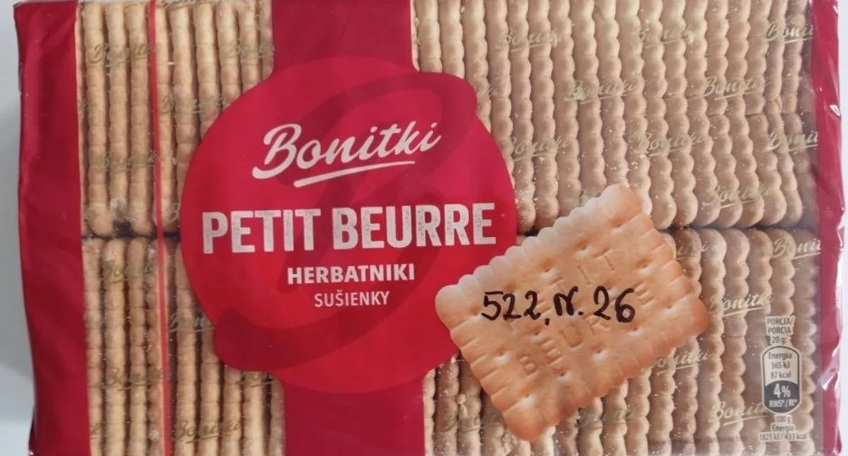 komunikat, herbatników popularnego dyskontu lepiej jeść! - zdjęcie, fotografia