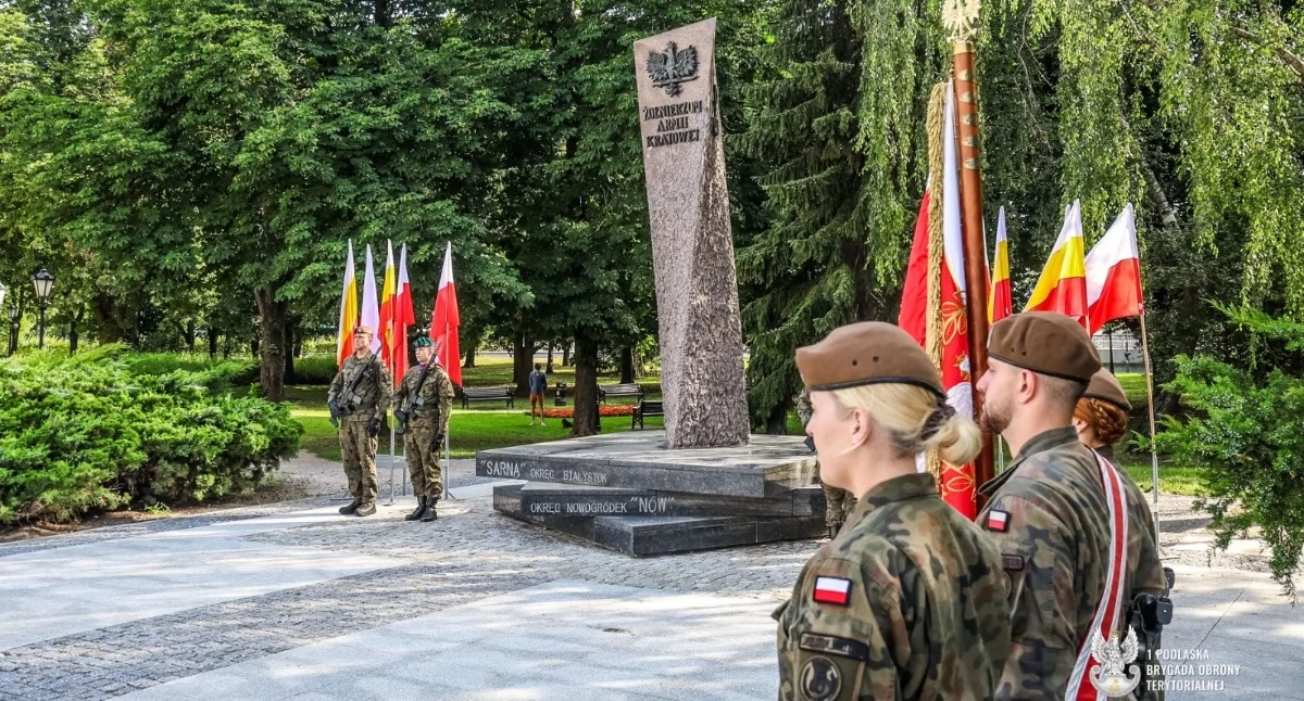 z regionu, Podlascy Terytorialsi upamiętnili rocznicę rozpoczęcia akcji Burza [FOTO] - zdjęcie, fotografia
