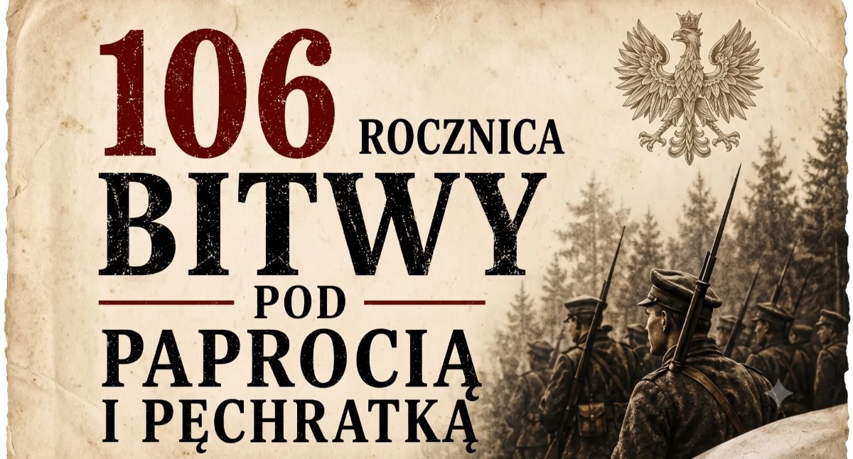 uroczystości obchody, Mieszkańcy gminy Szumowo upamiętnią bohaterów bitwy Paprocią Pęchratką - zdjęcie, fotografia