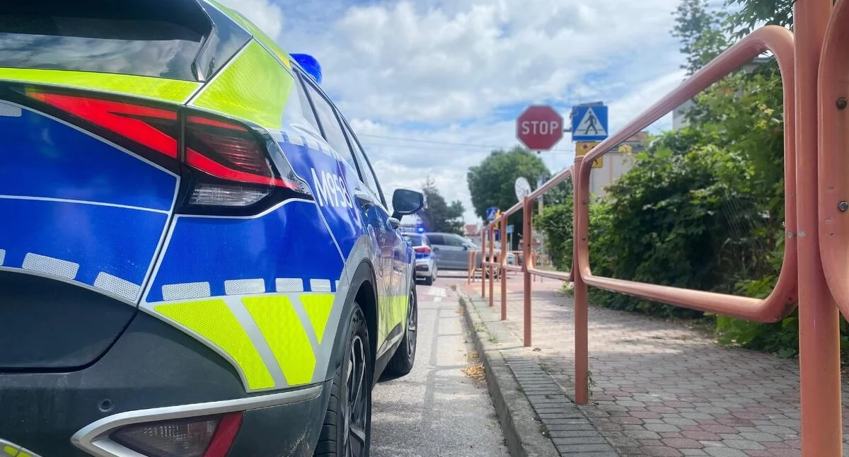 policja, Pijany kierowca uderzył drzewo miał nawet prawa jazdy - zdjęcie, fotografia