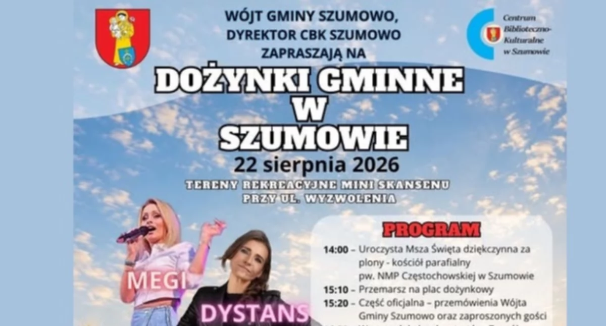 wydarzenia, Dawid Narożny Trubadurzy Dystans wystąpią Dożynkach Gminnych Szumowie! - zdjęcie, fotografia