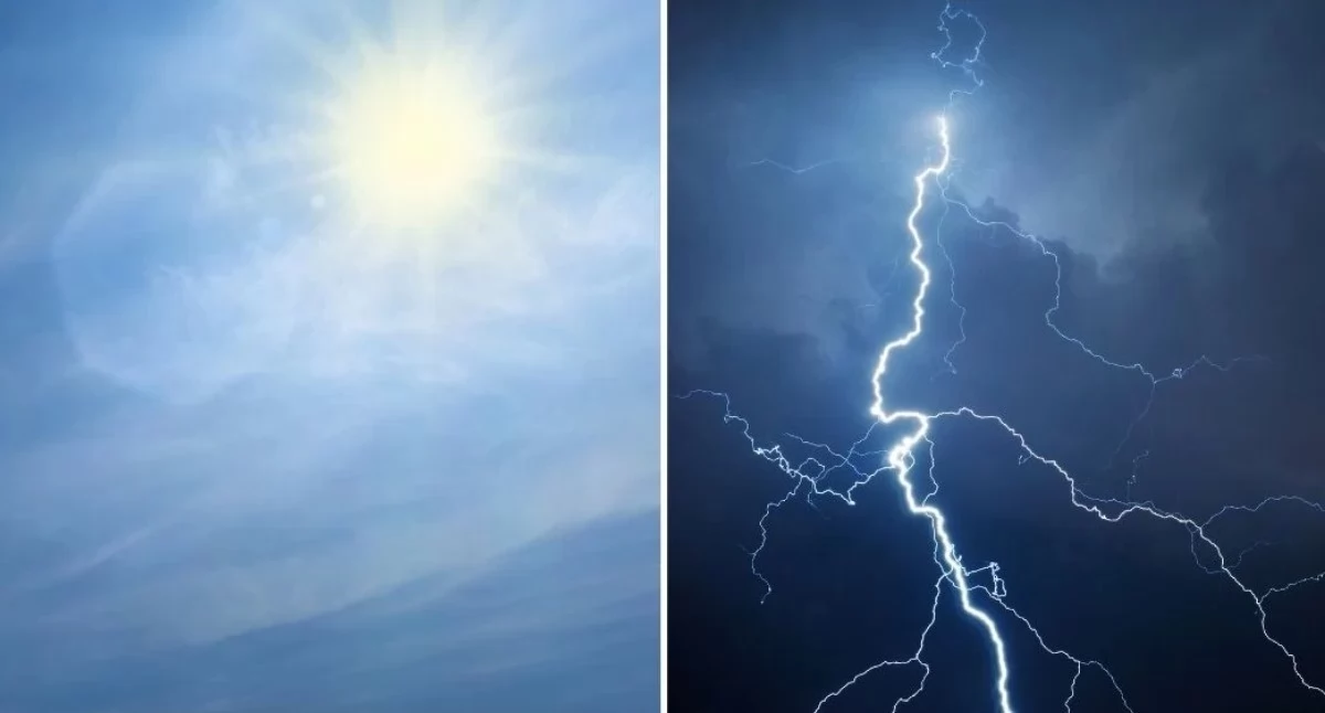 meteo, Podwójne ostrzeżenie najpierw burze potem niebezpieczne upały - zdjęcie, fotografia