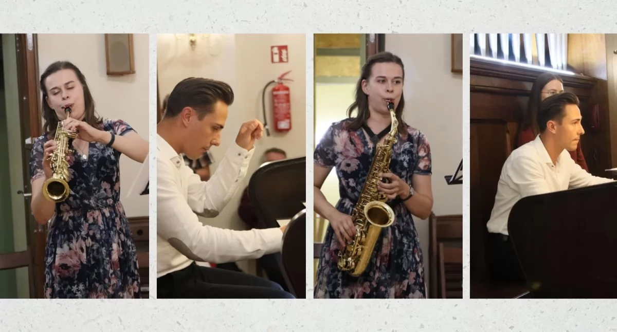 muzyka koncerty, Weronika Kalupa Oskar zagrają kościele Trójcy Przenajświętszej - zdjęcie, fotografia