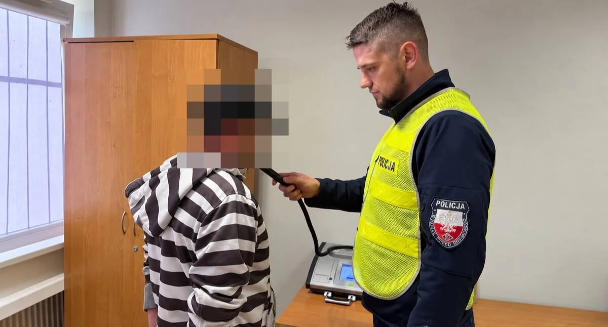 policja, Poranna akcja zambrowskiej drogówki Wpadło trzech nietrzeźwych kierujących - zdjęcie, fotografia