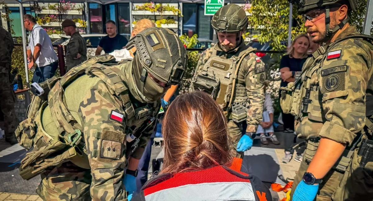 z regionu, Podlascy terytorialsi Szklanej Pułapce [FOTO] - zdjęcie, fotografia