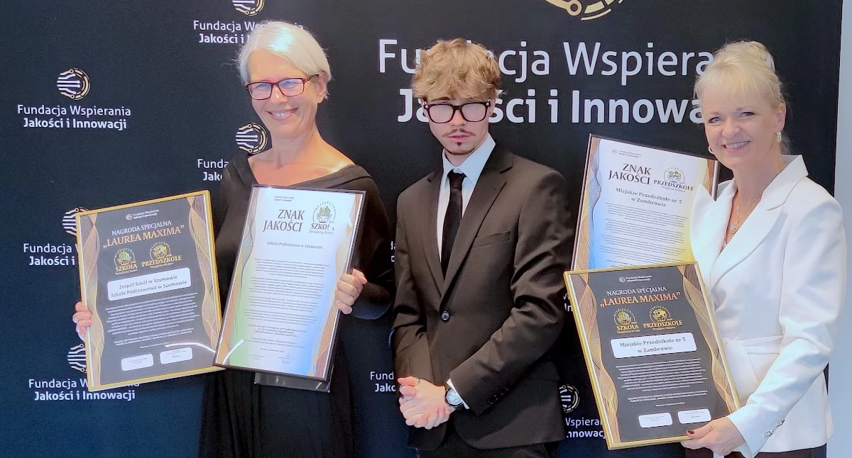 edukacja, Szkoła Podstawowa Szumowie Miejskie Przedszkole Zambrowie wyróżnione działania rzecz bezpieczeństwa edukacji [FOTO] - zdjęcie, fotografia