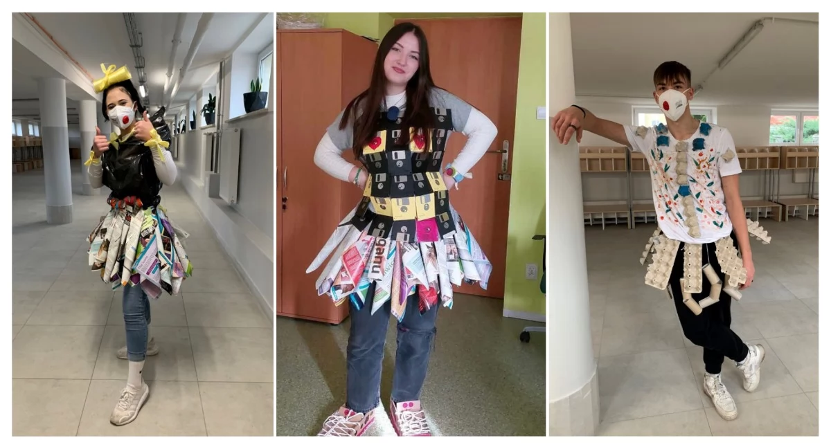 edukacja, Pokaz ekologicznej sławnego projektanta KLINGA [FOTO] - zdjęcie, fotografia