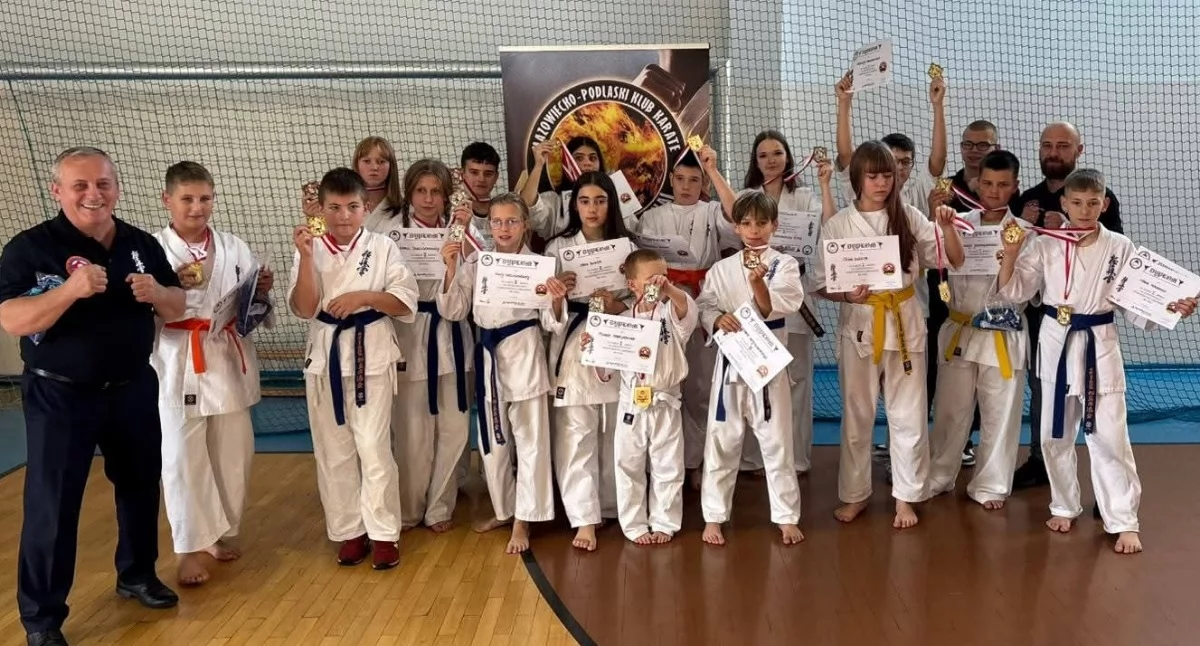 karate i sztuki walki, Sukcesy zawodników Mazowiecko Podlaskiego Klubu Karate Mistrzostwach Województwa Lubelskiego International [FOTO] - zdjęcie, fotografia