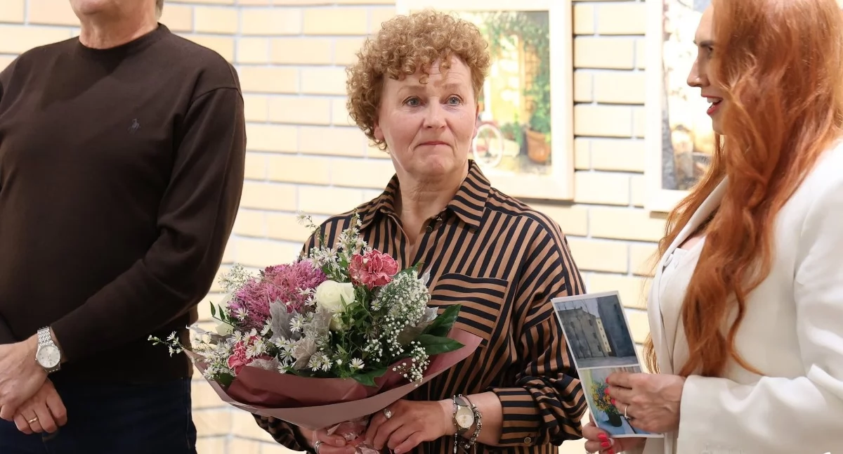 wernisaże spotkania, Wystawa malarstwa Iwony Szymańskiej Miejskim Ośrodku Kultury Zambrowie [FOTO] - zdjęcie, fotografia
