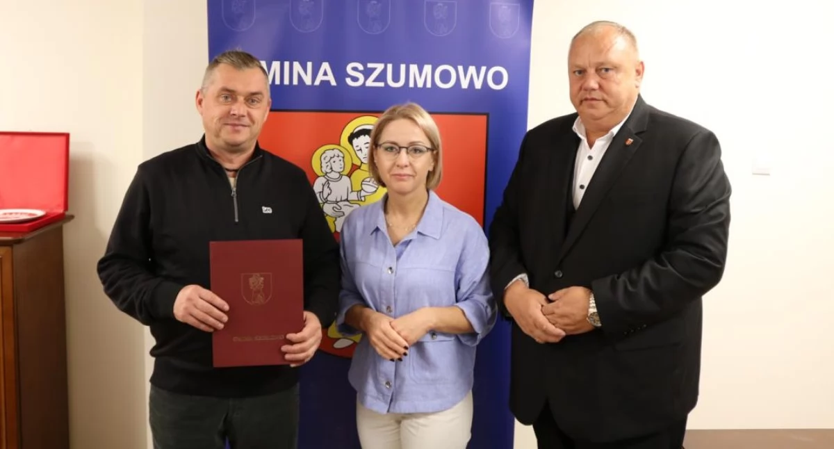 inwestycje, Nowoczesne oświetlenie gminie Szumowo Podpisano umowę ostatni inwestycji [FOTO] - zdjęcie, fotografia