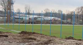 Modernizacja Stadionu Miejskiego w Zambrowie, stan prac na 6.11.2013r.