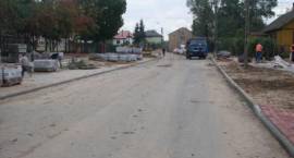 Budowa ul. Obrońców Zambrowa. Stan prac na 7.09.2010r.
