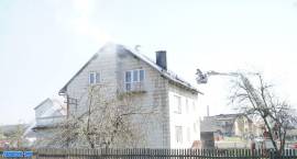 Pożar domu w miejscowości Konopki-Jałbrzyków Stok, 14.04.2018 r.