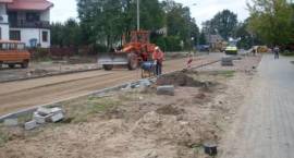 Budowa ul. Obrońców Zambrowa. Stan prac na 7.09.2010r.