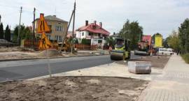 Przebudowa ulicy Obrońców Zambrowa dobiega końca. Stan prac na 17.09.2010r.