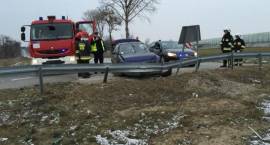 Pijany zatrzymał się na barierce