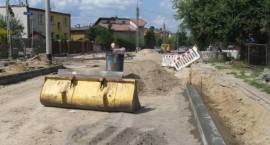 Remont ul. Obrońców Zambrowa. Stan prac na: 11 VIII 2010 r.