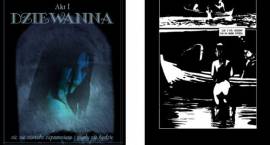 Okładka i strona komiksu pt. Dziewanna /autor Adam Święcki