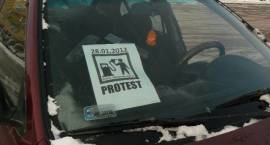Zambrowscy kierowcy protestują przeciwko wysokim cenom paliw