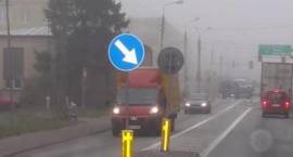 Przejście dla pieszych przy ul. Białostockiej po zmianach