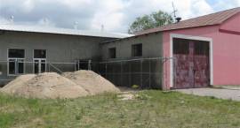 Prace remontowo-budowlane przy nowym skrzydle GOK-u w Szumowie