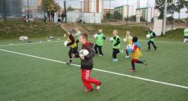 Trening grupy mlodzików w Zambrowskim Klubie Sportowym Olimpia