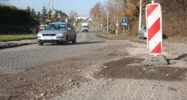 Trwa remont ulicy Łomżyńskiej w Zambrowie