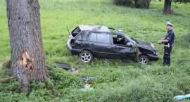Wypadek w Chmielach-Pogorzelach (gm. Zambrów, powiat zambrowski) droga krajowa nr 63....