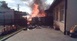 Pożar przy centrum handlowym, 14 czerwca, godz. 16.30 / fot. grzegro