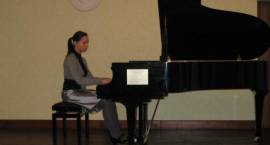 Koncert fortepianowy w Państwowej Szkole Muzycznej I St. w Zambrowie /Fot. Anna Kulesza