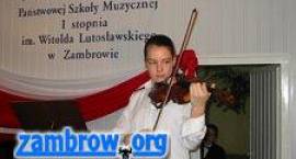 Koncert w wykonaniu uczniów i absolwentów PSM w Zambrowie /Fot. GZAW