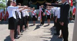 Ślubowanie uczniów /Fot. Katarzyna Walendziak