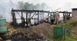 Akcja gaszenia pożaru stodoły w Długoborzu w dn. 06.07.2010 r.