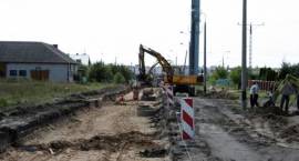 Ulica 71. Pułku Piechoty. Widok od skrzyżowania z ul. Polną i Łanową (trwa wykonywanie...