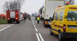 Tragiczny wypadek na drodze krajowej nr 8 w m. Zambrzyce Króle (powiat zambrowski)