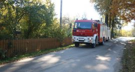 Wybuch w Nagórkach. Rannego zabrał śmigłowiec