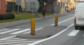 Przejście dla pieszych przy ul. Białostockiej przed zmianami