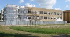 Remont skrzydła budynku SP4. Stan prac na 07.08.2009 r.