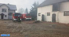 Pożar stodoły w Krajewie-Ćwikłach